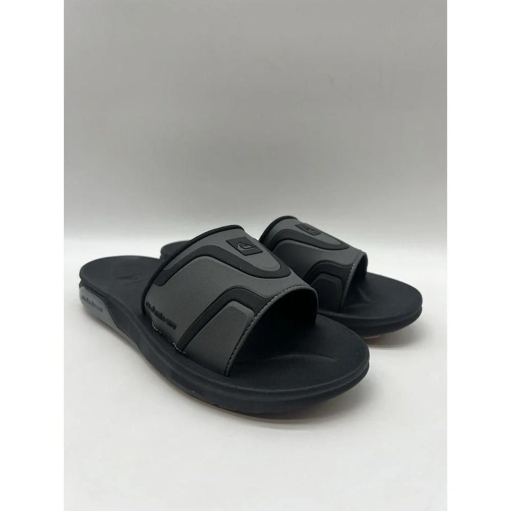 Quicksilver Mathodic Slide II Men's 9 Hydrosquish Technology Sandal Shoes New